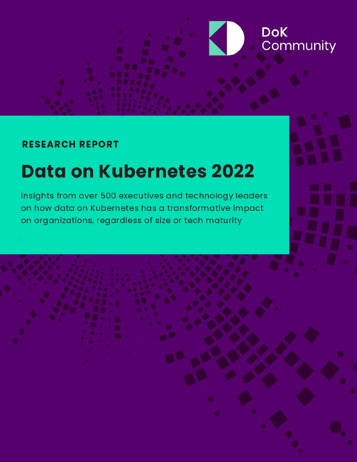 Data on Kubernetes 2022 Report cover