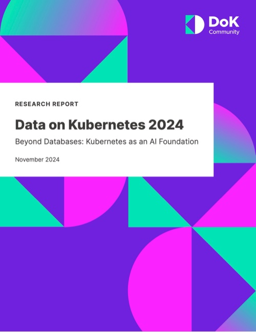 Data on Kubernetes 2024 Report cover