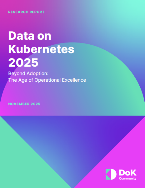 Data on Kubernetes 2025 Report cover