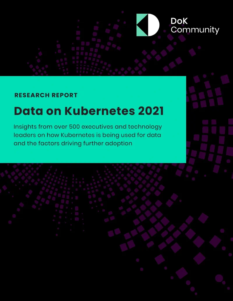 Data on Kubernetes 2021 Report cover